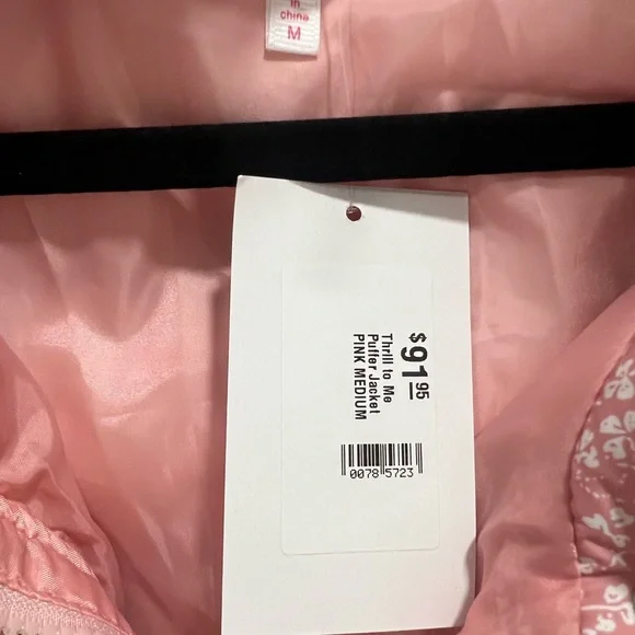 TCEC Pink Floral Puffer Jacket - Picture 4 of 4